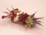 Wooden Basket Arrangement 