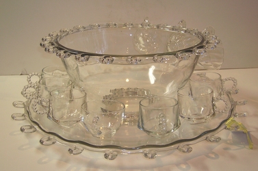 Glass Punch Bowl