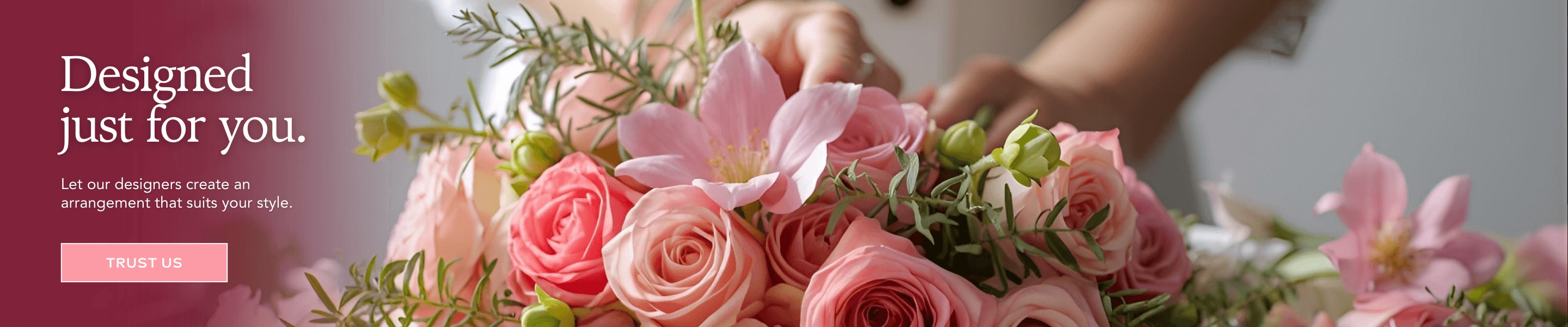 Let our designers create an arrangement that suits your style. Click here to order Designer's Choice.