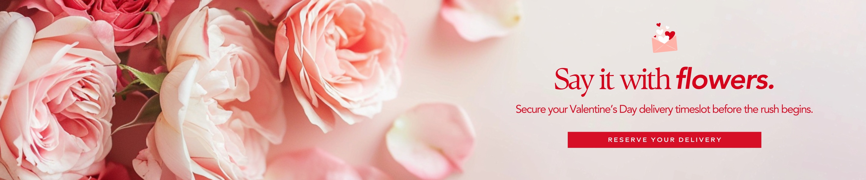 Secure your delivery date before the calendar fills up. Click here to order for Valentine's Day.