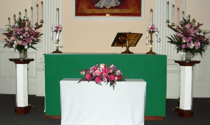 Pink Church Alter
