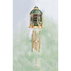 Garden of Prayer Windchimes by Thomas Kinkade 