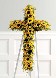 Yellow Sunflower Cross Yellow Sunflower Cross