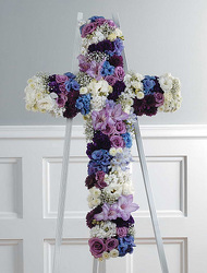 Purple, Lavender and White Cross 