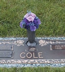 Purple Urn Arrangement Purple Urn Arrangement