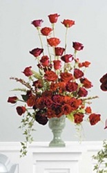 Traditional Red Rose Arrangement 