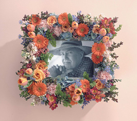 Floral Picture Frame Floral Picture Frame