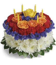 Your Wish Is Granted Birthday Cake Bouquet 