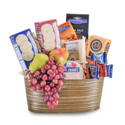 Cheese, Cracker and Fruit Delight 