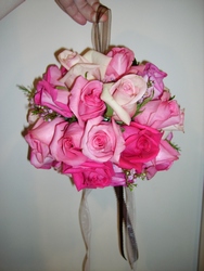 Pink Rose Pomeander Ball