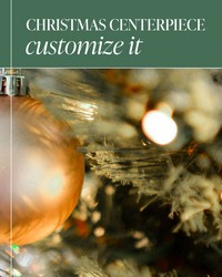 Custom Christmas Centerpiece 