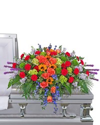 Treasured Memories Casket Spray