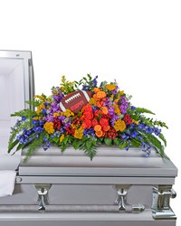 Tears in Heaven Personalized Casket Spray