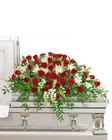 Serene Sanctuary Casket Spray 