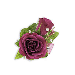 Fuchsia Boutonniere 