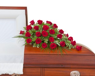 Simply Roses Standard Casket Spray 