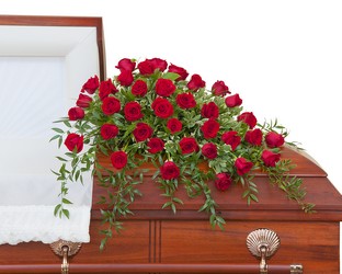 Simply Roses Deluxe Casket Spray 