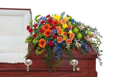 Treasured Celebration Casket Spray