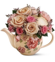 Teleflora's Victorian Teapot Bouquet 