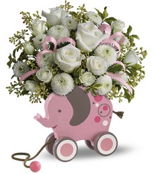 MiGi's Baby Elephant Bouquet in Pink  	  