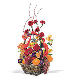 Fruits and Flowers Basket 